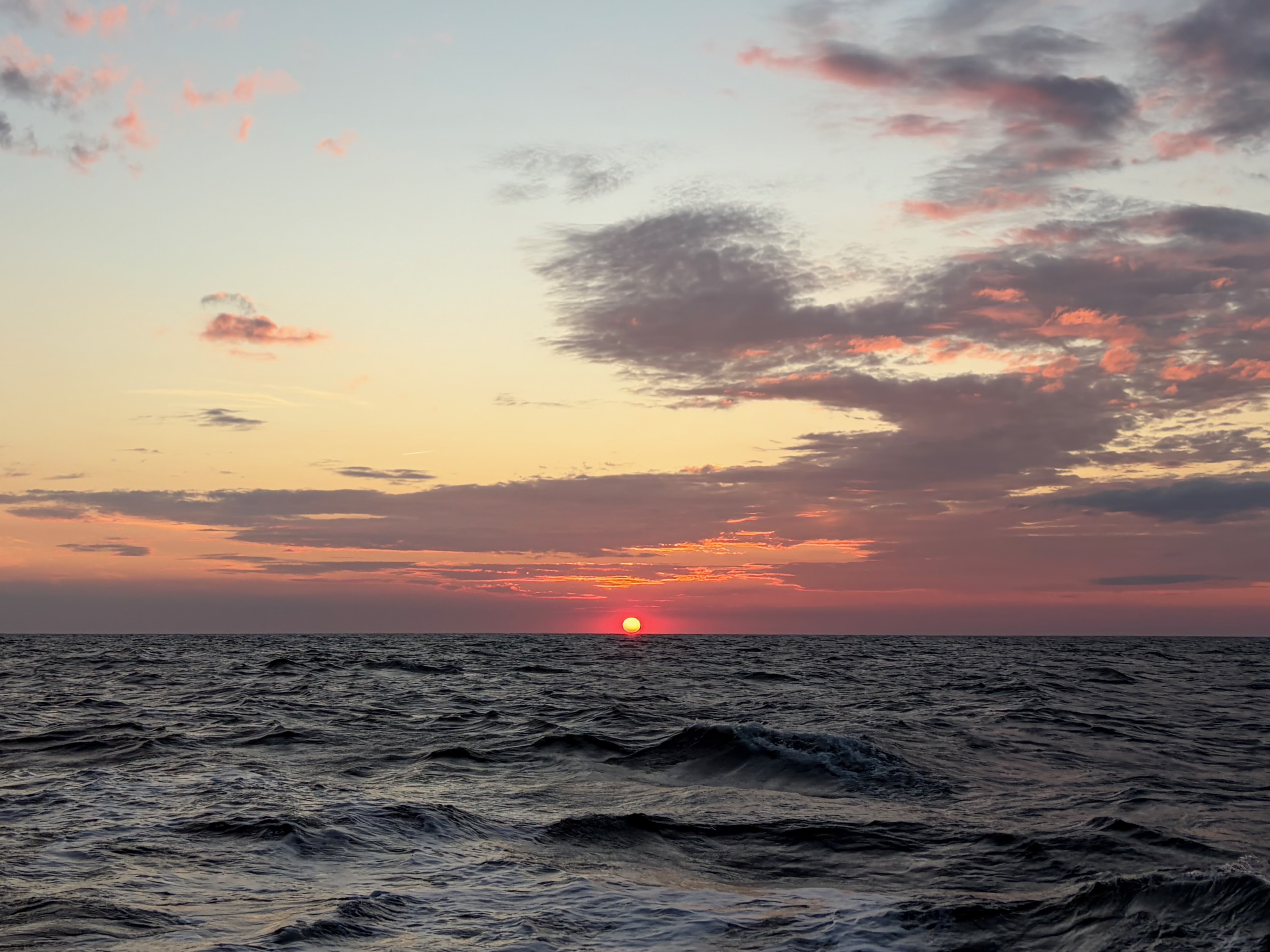 Sonnenuntergang vor Ameland