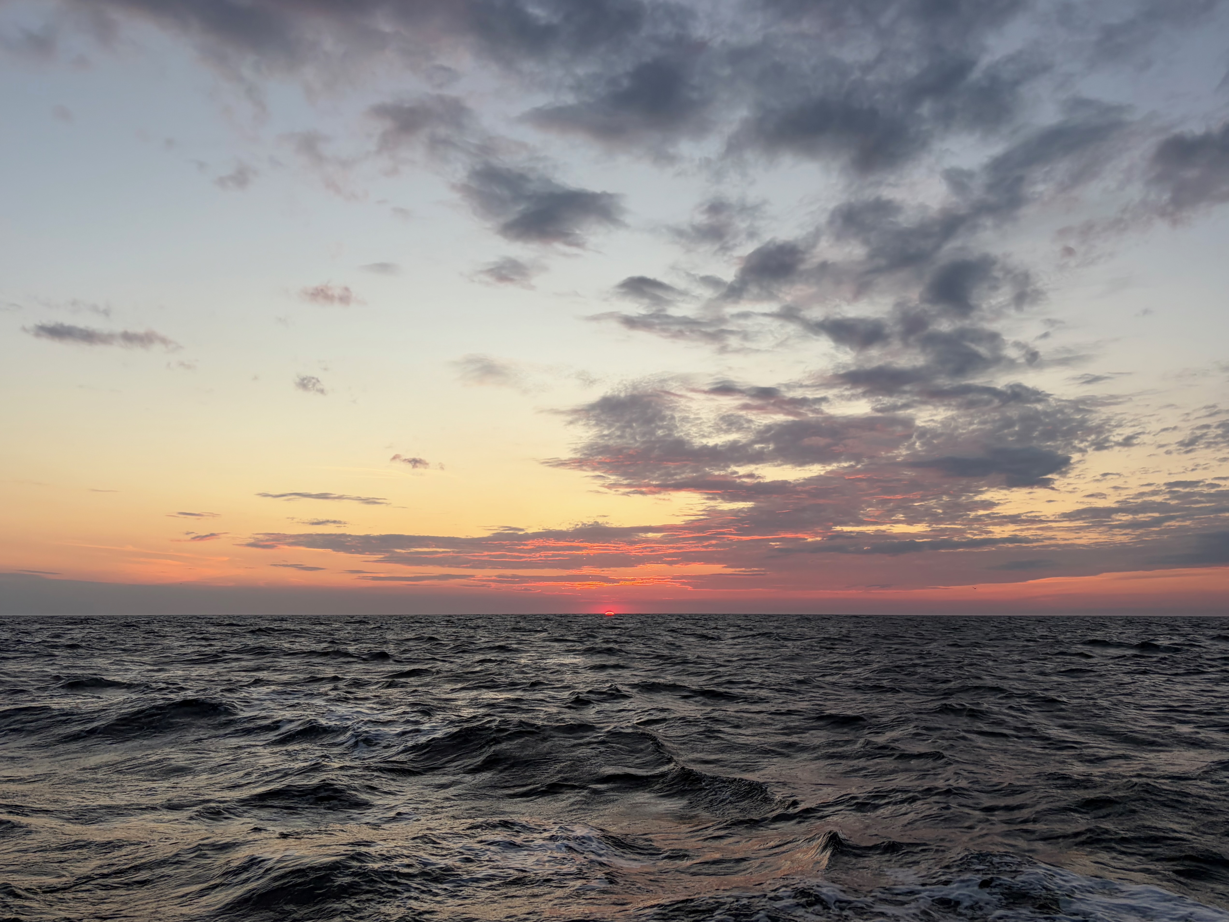 Sonnenuntergang (noch mehr) vor Ameland