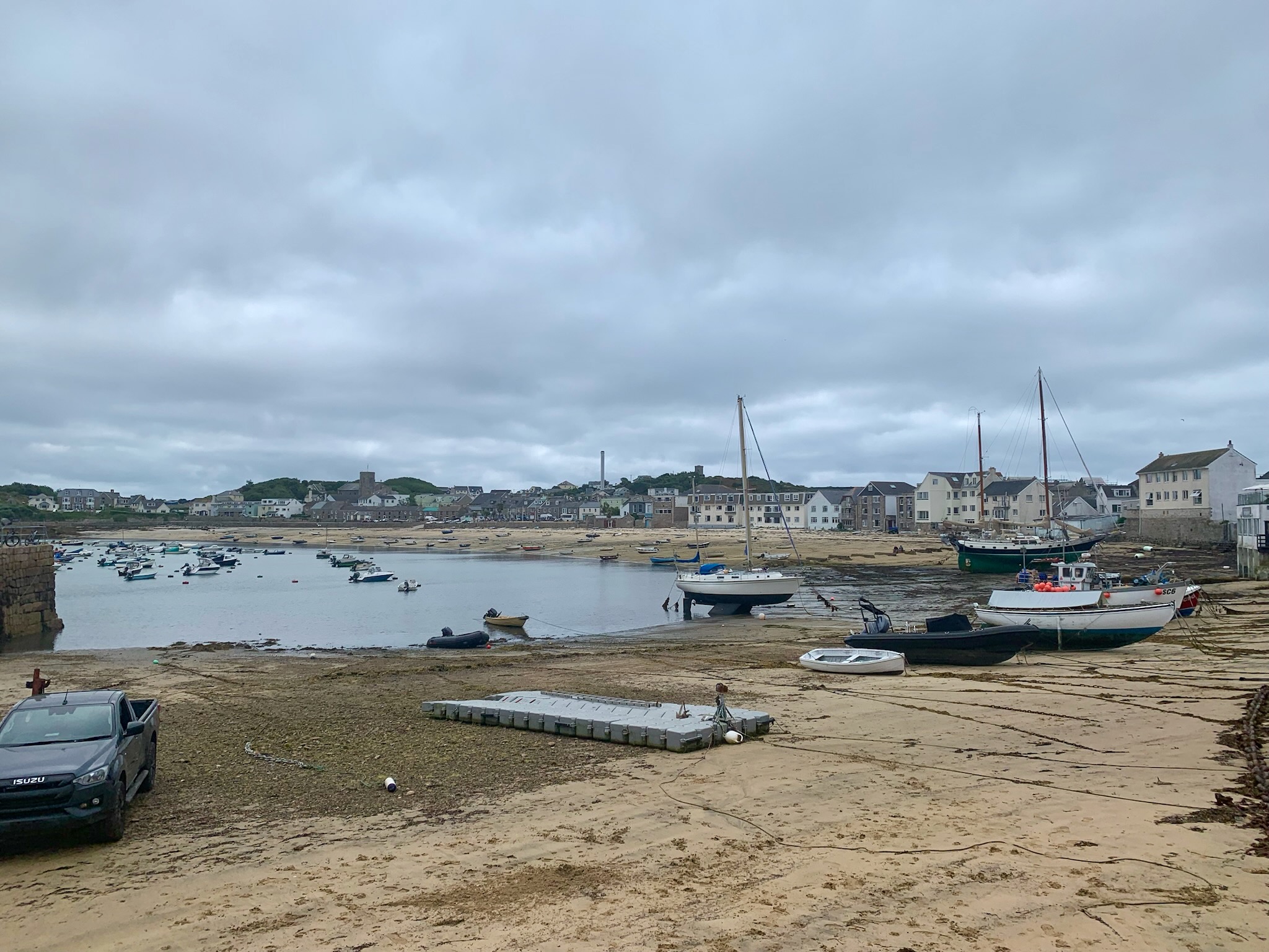 Hafen von Hugh Town auf St. Marys