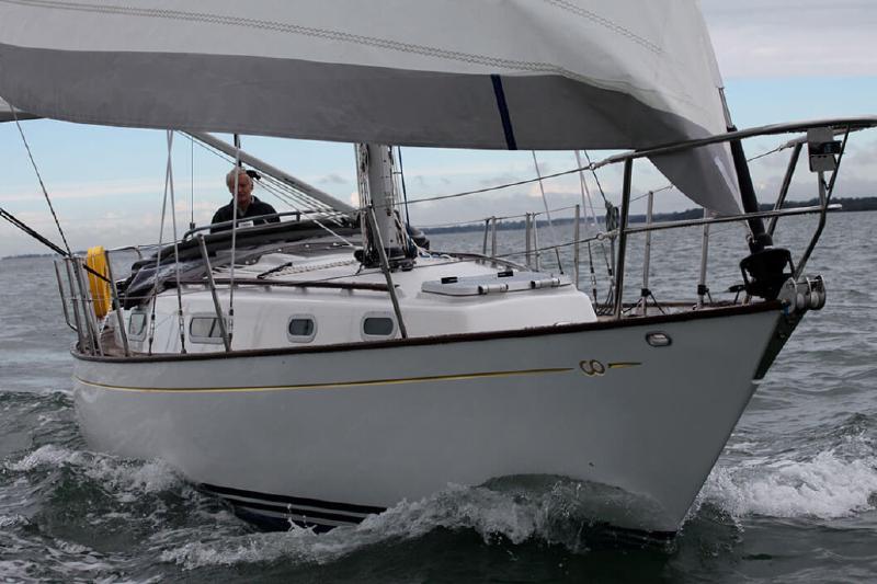 Jeremy Rogers sailing Calypso